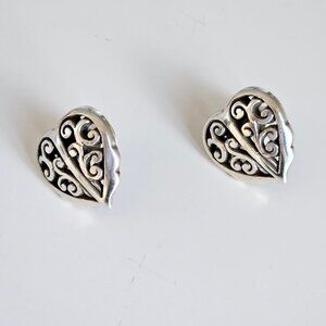 SIlver colored earrings